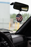 American Flag Air Freshener Angle 2