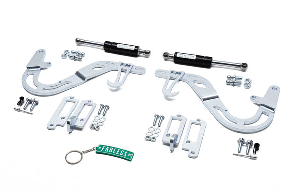 Hidden Hood Strut Kit - VW MK2 Golf/Jetta