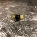 Gold FM Enamel Pin-4